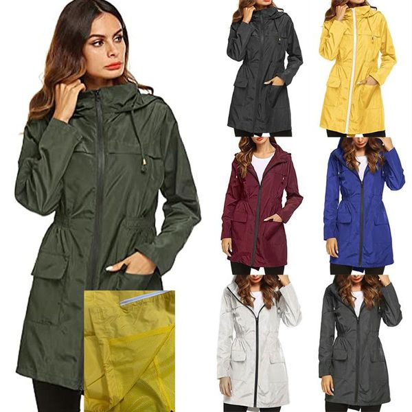 women's trench coats 2021outdoor sports stormsuit doublelayer net waist retracting hooded rainproof jacket raincoat medium and long win, Tan;black
women's trench coats 2021outdoor sports stormsuit doublelayer net waist retracting hooded rainproof jacket raincoat medium and long win, Tan;black