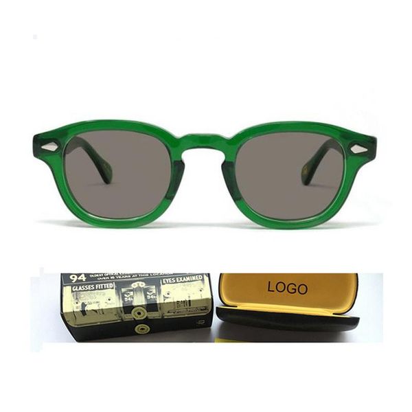 sunglasses men woman johnny depp glasses brand vintage acetate frame driving polarized lens with box sq19, White;black
sunglasses men woman johnny depp glasses brand vintage acetate frame driving polarized lens with box sq19, White;black