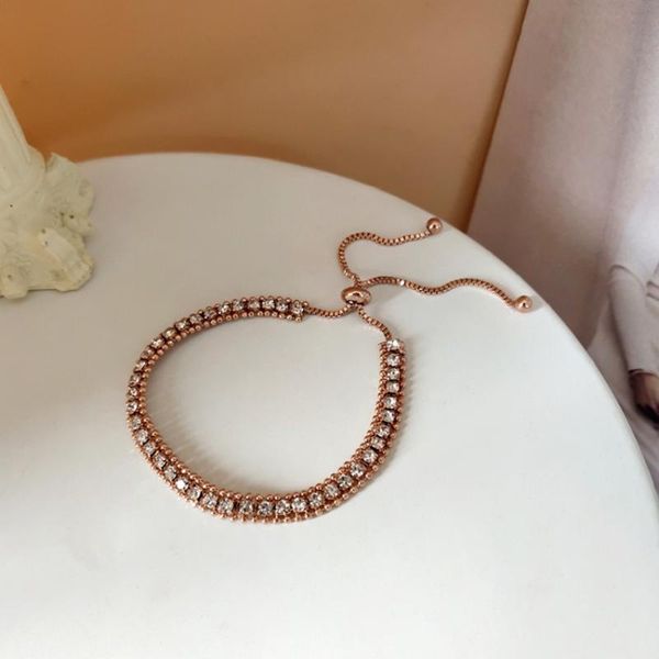 link, chain 2021 south korean fashion temperament rose gold with creative design smoked pull bangle web celebrity personality gifts, Black
link, chain 2021 south korean fashion temperament rose gold with creative design smoked pull bangle web celebrity personality gifts, Black