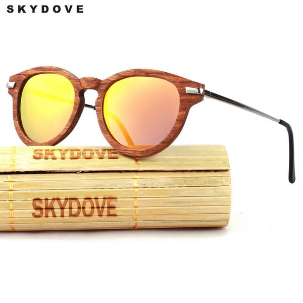 sunglasses skydove wood uv400 polarized women round bamboo woman oval retro vintage, White;black
sunglasses skydove wood uv400 polarized women round bamboo woman oval retro vintage, White;black