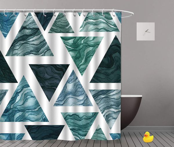 polyester fabric shower curtain curtains geometrical seamless pattern of watercolor green and with hooks waterproof decorative
polyester fabric shower curtain curtains geometrical seamless pattern of watercolor green and with hooks waterproof decorative
