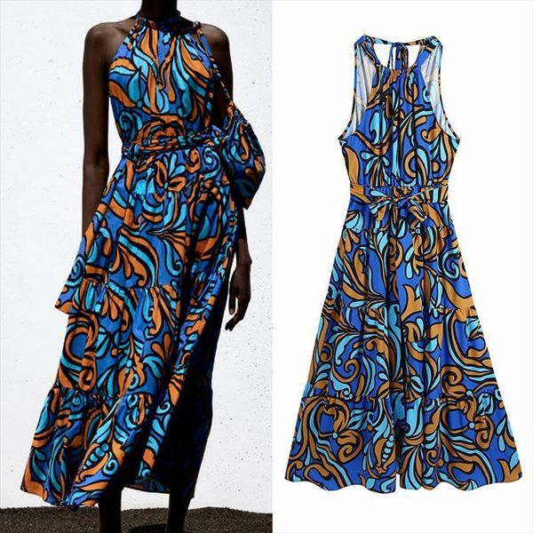 za geometry print summer sleeveless womens dresses high street midi vestidos wf64232r, Black;gray
za geometry print summer sleeveless womens dresses high street midi vestidos wf64232r, Black;gray
