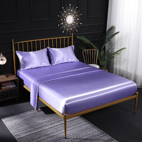 sheets & sets summer set of silky fitted sheet kit multicolor bed solid color bedding soft cover home textiles
sheets & sets summer set of silky fitted sheet kit multicolor bed solid color bedding soft cover home textiles