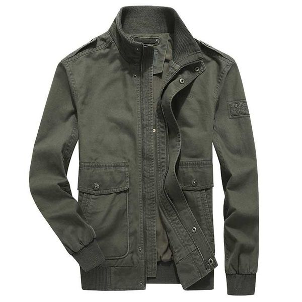 men's jackets autumn winter vintage army baseball bomber jacket cotton men casaul stand collar fashion coat military windbreaker plus s, Black;brown
men's jackets autumn winter vintage army baseball bomber jacket cotton men casaul stand collar fashion coat military windbreaker plus s, Black;brown