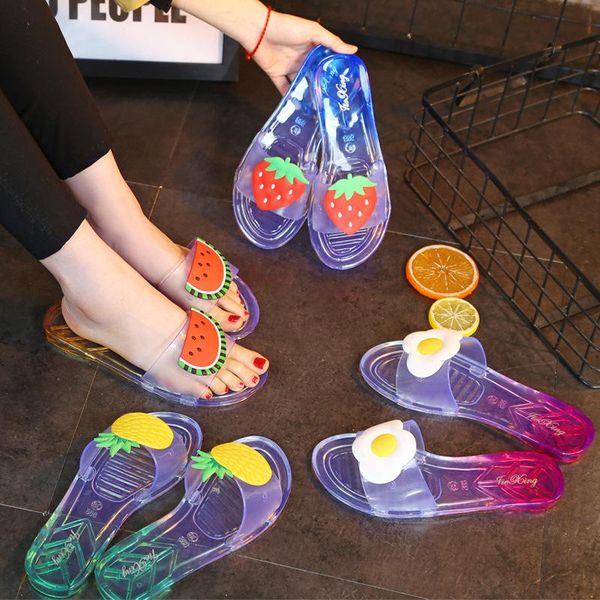 slippers women's transparent jelly crystal fruit bathroom beach sandals and non-slip slip-on fs21s204, Black
slippers women's transparent jelly crystal fruit bathroom beach sandals and non-slip slip-on fs21s204, Black