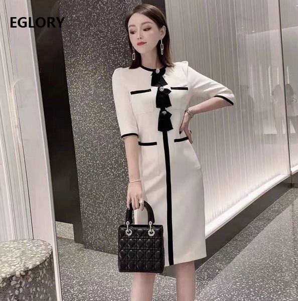 dresses bodycon spring summer business inspired women o-neck crystal beading button bow deco 3/4 sleeve black white ol, Black;gray
dresses bodycon spring summer business inspired women o-neck crystal beading button bow deco 3/4 sleeve black white ol, Black;gray