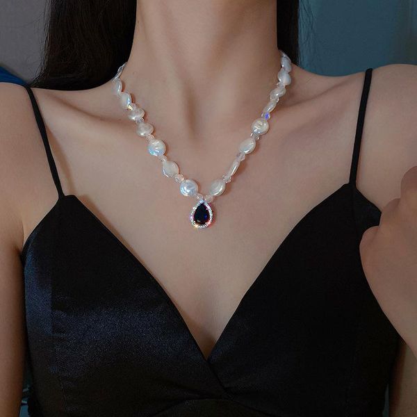chokers origin summer delicate baroque irregular circle natural pearl pendant necklace for women crystal waterdrop jewelry, Golden;silver
chokers origin summer delicate baroque irregular circle natural pearl pendant necklace for women crystal waterdrop jewelry, Golden;silver