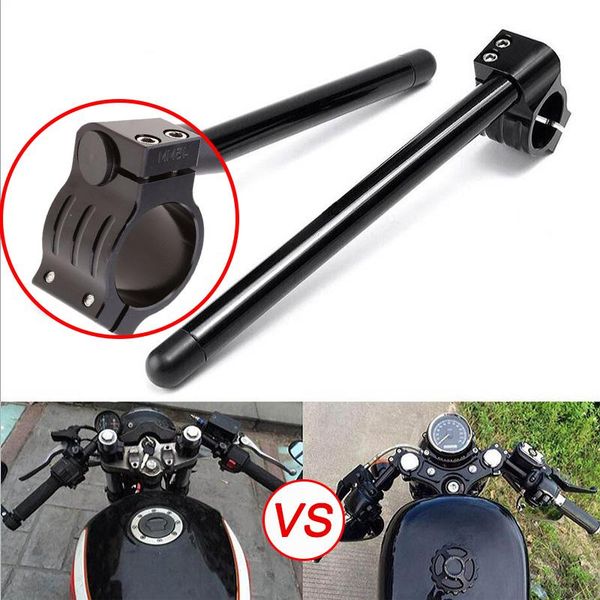 7/8 inch black motorcycle racing handlebaradjustable clip on ons fork handle bar for cafe racer motorbike universal 31-52mm handlebars
7/8 inch black motorcycle racing handlebaradjustable clip on ons fork handle bar for cafe racer motorbike universal 31-52mm handlebars