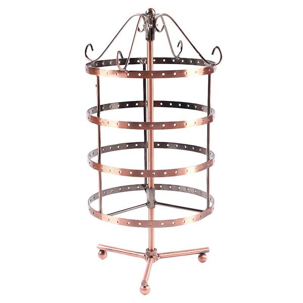 jewelry pouches, bags 4 tiers copper color rotating 72 pairs earring holder -necklace organizer stand - display rack towers, Pink;blue
jewelry pouches, bags 4 tiers copper color rotating 72 pairs earring holder -necklace organizer stand - display rack towers, Pink;blue