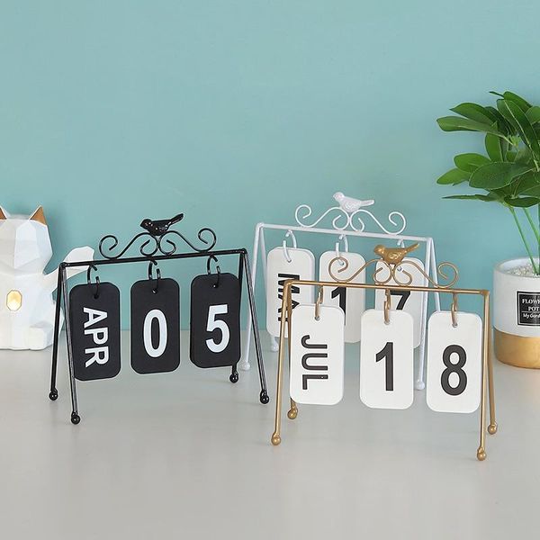 novelty items personality diy bird wrought iron flip calendar home desk decoration table ins style coffee shop study pography prop
novelty items personality diy bird wrought iron flip calendar home desk decoration table ins style coffee shop study pography prop