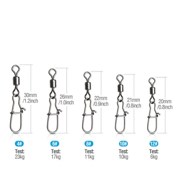 100pcs/set metal fishing connector swivels interlock pin snap rolling swivel for fishhook lure carp hooks
100pcs/set metal fishing connector swivels interlock pin snap rolling swivel for fishhook lure carp hooks