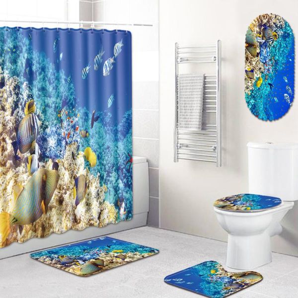 bath mats underwater world shower curtain bathroom mat five-piece set toilet carpet room rug
bath mats underwater world shower curtain bathroom mat five-piece set toilet carpet room rug