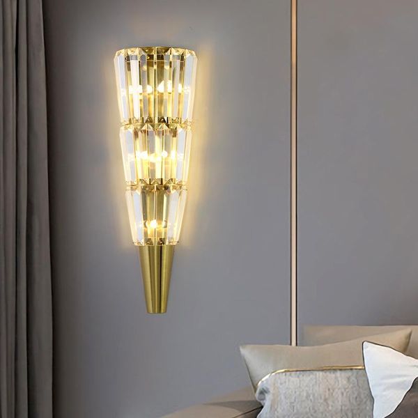 wall lamp crystal modern minimalist american el bedroom bedside long living room background aisle
wall lamp crystal modern minimalist american el bedroom bedside long living room background aisle