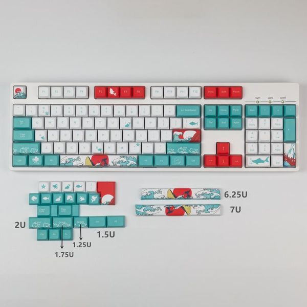 keyboard mouse combos xda profile english 124 keys sea coral ukiyo-e keycap 5 face dye sublimation mechanical for gh60 68 87 108
keyboard mouse combos xda profile english 124 keys sea coral ukiyo-e keycap 5 face dye sublimation mechanical for gh60 68 87 108