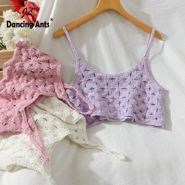 women's tanks & camis woman knitted tank vintage vest hollow out crop lovely sweet french chic tee, White
women's tanks & camis woman knitted tank vintage vest hollow out crop lovely sweet french chic tee, White