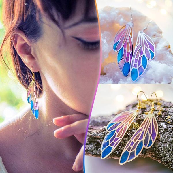 dangle & chandelier colorful cicada wing-liked alloy earrings gradient color acrylic wing earring pendant ear jewelry for women fs99, Silver
dangle & chandelier colorful cicada wing-liked alloy earrings gradient color acrylic wing earring pendant ear jewelry for women fs99, Silver