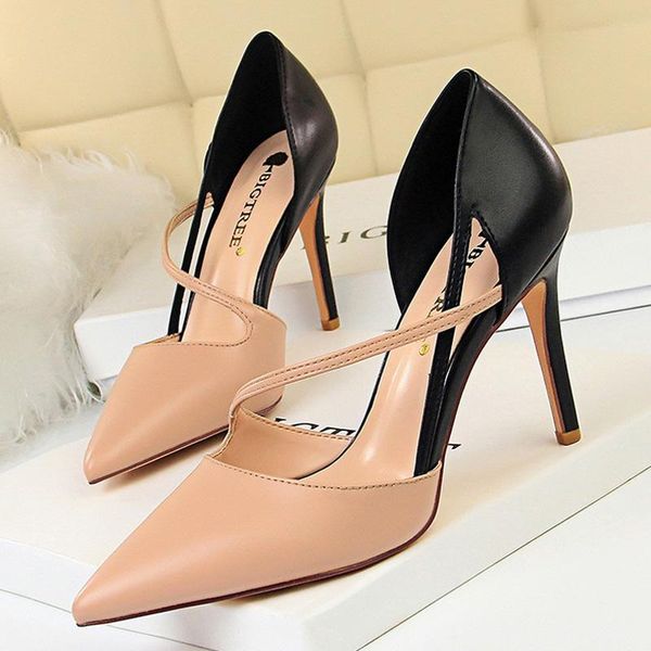 high heels woman color matching pumps stiletto women shoes basic pump fashion sandals female dress, Black
high heels woman color matching pumps stiletto women shoes basic pump fashion sandals female dress, Black