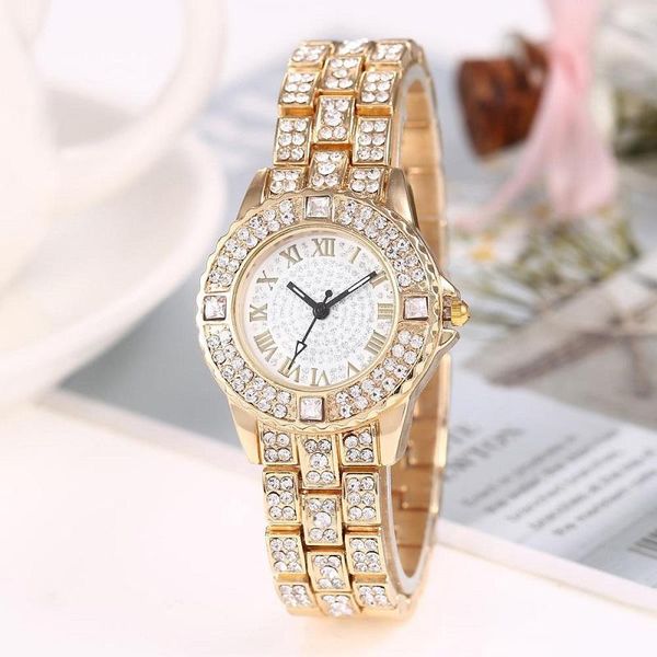 Luxury Diamond Women Watches 2021 Watch Steel Female Quartz Wrist Clock Minimalist Gold Bracelet Relogio Feminino Wristwatches, Slivery;brown
Luxury Diamond Women Watches 2021 Watch Steel Female Quartz Wrist Clock Minimalist Gold Bracelet Relogio Feminino Wristwatches, Slivery;brown