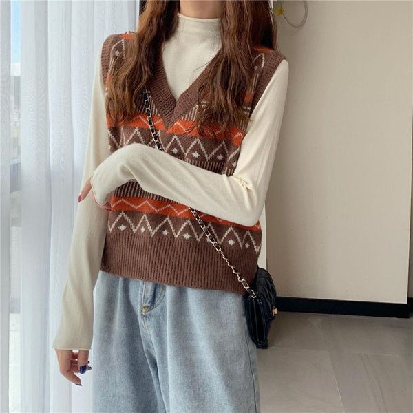 pullovers women korean style oversize no-sleeve japanese 2021 striped knit sweater hip hop female winter fashion women's sweaters, White;black
pullovers women korean style oversize no-sleeve japanese 2021 striped knit sweater hip hop female winter fashion women's sweaters, White;black
