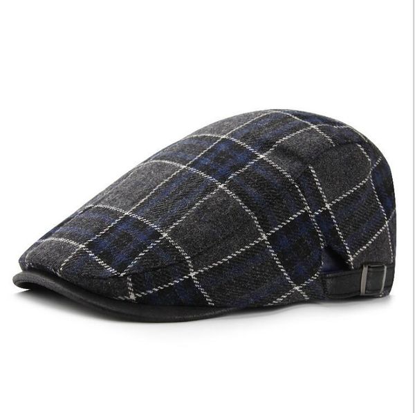 berets autumn and winter woolen beret hat men's fashion caps women's forward cap british style, Blue;gray
berets autumn and winter woolen beret hat men's fashion caps women's forward cap british style, Blue;gray