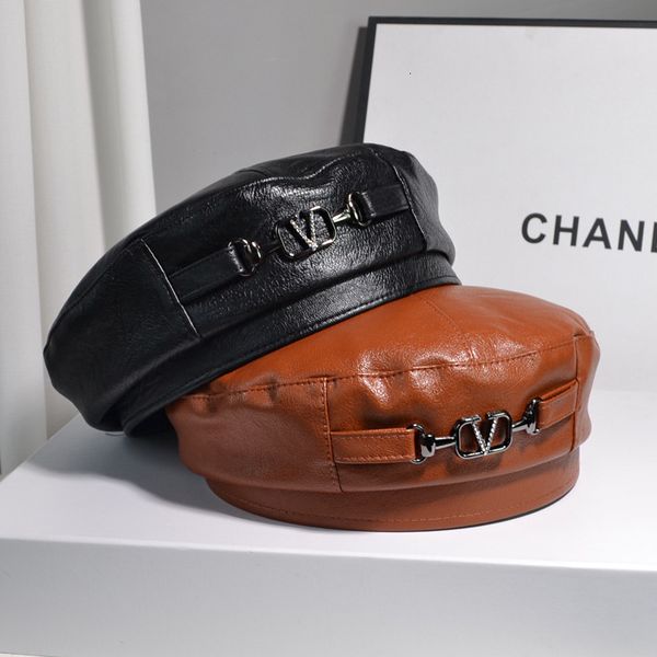 beret female autumn and winter pu leather bud hat british painter versatile temperament net red pumpkin, Blue;gray
beret female autumn and winter pu leather bud hat british painter versatile temperament net red pumpkin, Blue;gray