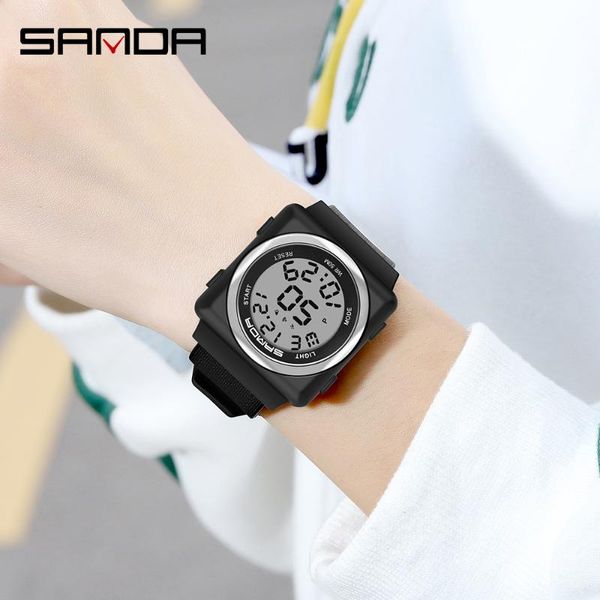 wristwatches sanda 2021 fashion women watches sport waterproof digital watch for ladies wristwatch led display clock relogios masculinos 200, Slivery;brown
wristwatches sanda 2021 fashion women watches sport waterproof digital watch for ladies wristwatch led display clock relogios masculinos 200, Slivery;brown