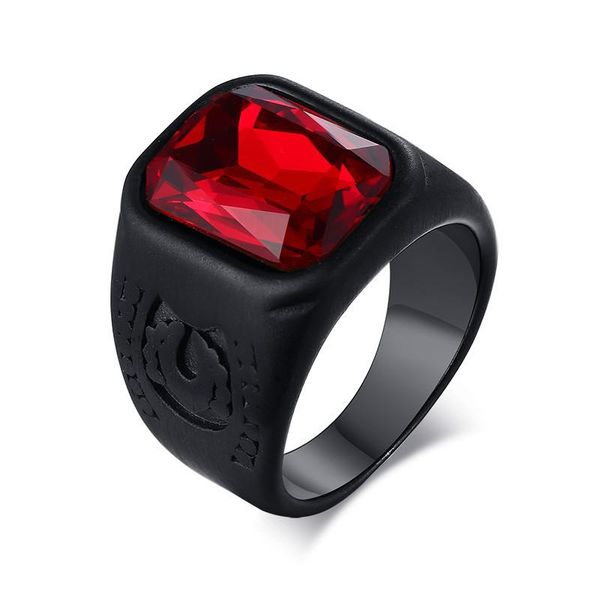 wedding rings 1pcs 2021 brand big red stone punk male jewelry black stainless steel cz ring for men, Slivery;golden
wedding rings 1pcs 2021 brand big red stone punk male jewelry black stainless steel cz ring for men, Slivery;golden