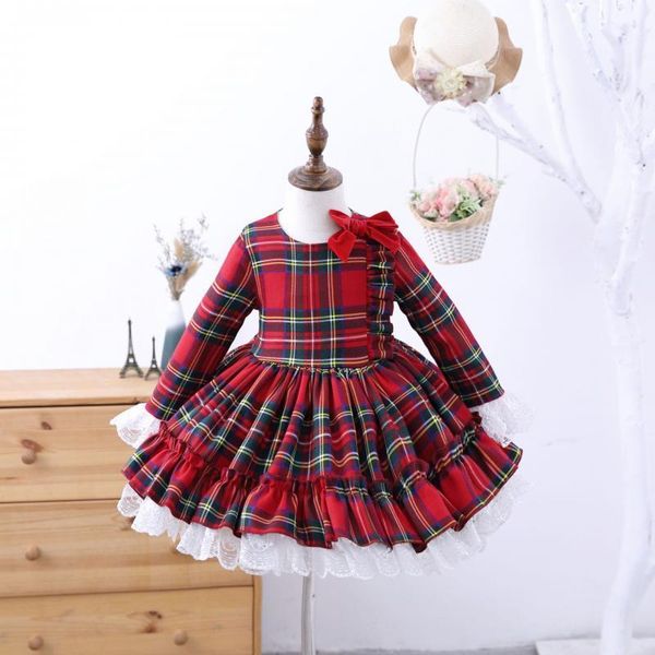 girls' dresses baby girls vintage spanish ball gown for children lolita plaid es new toddler girl christmas birthday princess, Red;yellow
girls' dresses baby girls vintage spanish ball gown for children lolita plaid es new toddler girl christmas birthday princess, Red;yellow