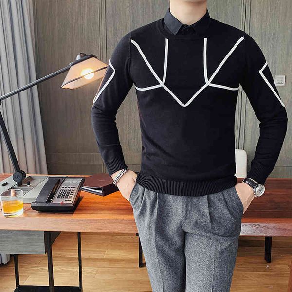 men's sweaters british style winter jersey fake-2pieces shirt casual pullovers pull homme all simple ropa hombre 4xl- cba9, White;black
men's sweaters british style winter jersey fake-2pieces shirt casual pullovers pull homme all simple ropa hombre 4xl- cba9, White;black
