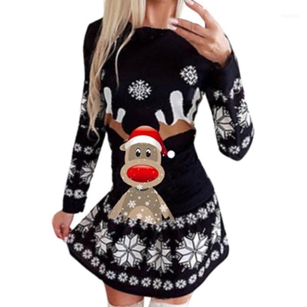 casual dresses for women christmas bodycon long-sleeved round neck printed snowflake party autumn winter female1, Black;gray
casual dresses for women christmas bodycon long-sleeved round neck printed snowflake party autumn winter female1, Black;gray