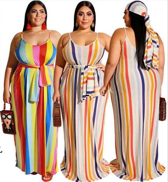 color striped printing women party dress sashes lady sleeveless spaghetti strap floor-length dresses plus size 2021 spring casual, Black;gray
color striped printing women party dress sashes lady sleeveless spaghetti strap floor-length dresses plus size 2021 spring casual, Black;gray