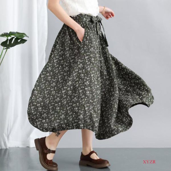 skirts 21 spring and summer floral half skirt female loose casual literary fresh wh01, Black
skirts 21 spring and summer floral half skirt female loose casual literary fresh wh01, Black