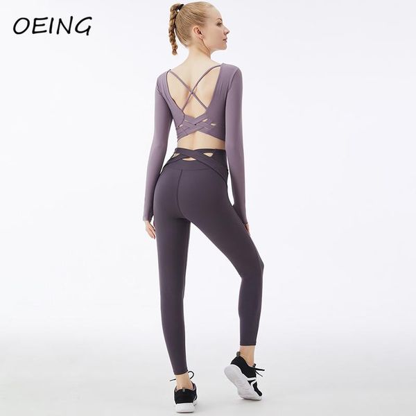 yoga outfit entgoing fitness set for women workout long sleeve shirts open back seamless leggings sets
yoga outfit entgoing fitness set for women workout long sleeve shirts open back seamless leggings sets