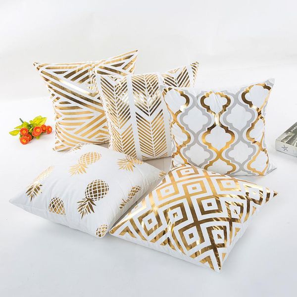 cushion/decorative pillow luxury gold bronzing simple cushion nordic geometric stamping pillowcase sofa bed livingroom decor throw pillows
cushion/decorative pillow luxury gold bronzing simple cushion nordic geometric stamping pillowcase sofa bed livingroom decor throw pillows