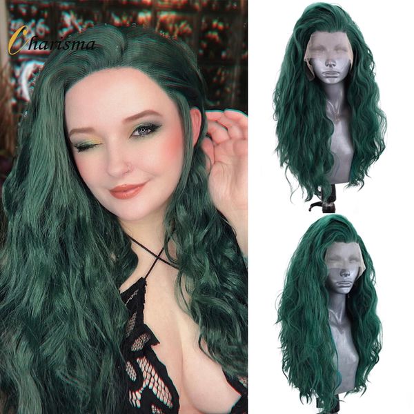 costume accessories synthetic lace front wig dark green long water wave lace front wig heat resistant fiber hair half hand tied lace wigs, Silver
costume accessories synthetic lace front wig dark green long water wave lace front wig heat resistant fiber hair half hand tied lace wigs, Silver