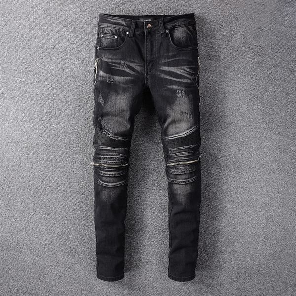 2023 tikmens jeans distressed motorcycle biker jean rock skinny slim ripped hole stripe fashionable snake embroidery denim pants #607, Blue
2023 tikmens jeans distressed motorcycle biker jean rock skinny slim ripped hole stripe fashionable snake embroidery denim pants #607, Blue