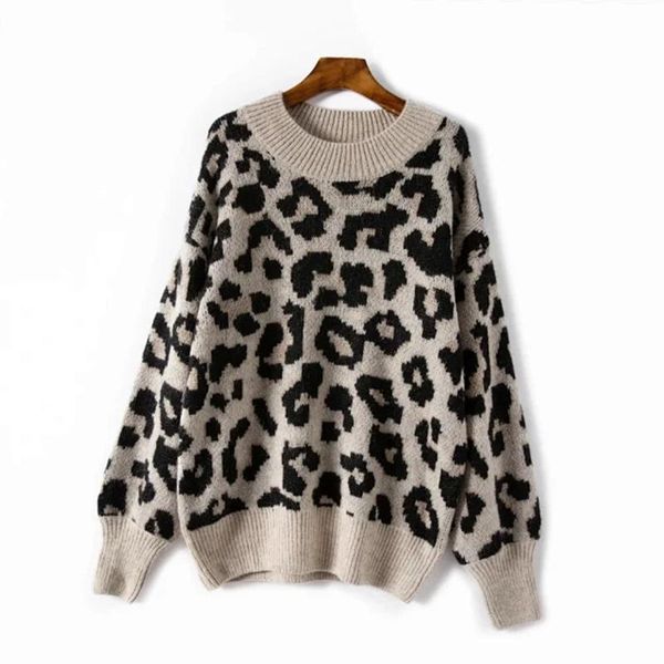 women's sweaters women leopard sweater spring autumn wool-blend o-neck long sleeve vintage 2021 female knit jumpers, White;black
women's sweaters women leopard sweater spring autumn wool-blend o-neck long sleeve vintage 2021 female knit jumpers, White;black