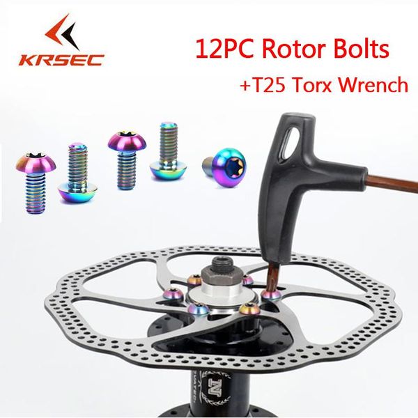 bike brakes 12pcs m5x10mm mountain brake rotor screw disc bolts t25 torx wrench titanium bicycle parts accessories
bike brakes 12pcs m5x10mm mountain brake rotor screw disc bolts t25 torx wrench titanium bicycle parts accessories
