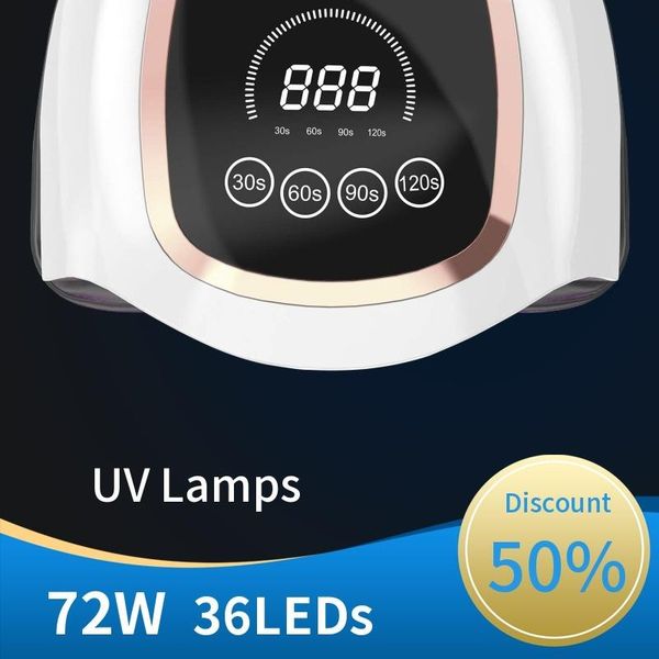 nail dryers uv lamps for nails dryer suitable all gel polish 10/30/60/99s timer auto sensor manicure toosensing lcd display
nail dryers uv lamps for nails dryer suitable all gel polish 10/30/60/99s timer auto sensor manicure toosensing lcd display
