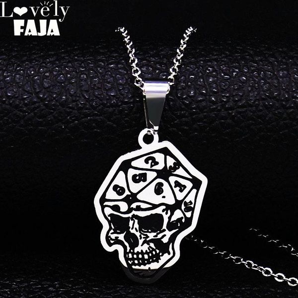 pendant necklaces 2021 fashion silver color small gothic digital skull stainless steel statement necklace for women jewelry bisuteria n1882s
pendant necklaces 2021 fashion silver color small gothic digital skull stainless steel statement necklace for women jewelry bisuteria n1882s