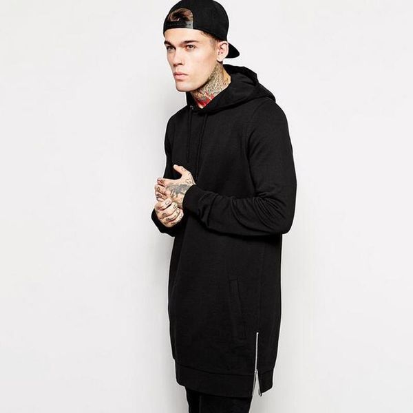 men's hoodies & sweatshirts winter long plush hoodie with side zipper sports cold jacket loose solid color custom athletic wear, Black
men's hoodies & sweatshirts winter long plush hoodie with side zipper sports cold jacket loose solid color custom athletic wear, Black