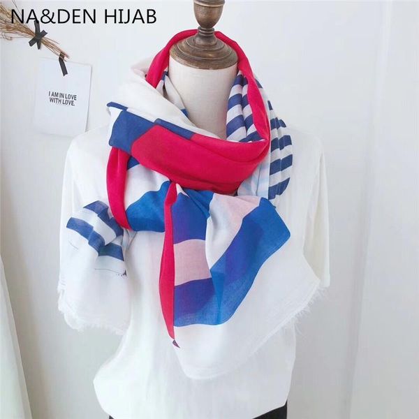 scarves 2021 summer design blue striped scarf print leopard 1 color hijab part scarfs women and shawls shimmer fashion, Blue;gray
scarves 2021 summer design blue striped scarf print leopard 1 color hijab part scarfs women and shawls shimmer fashion, Blue;gray