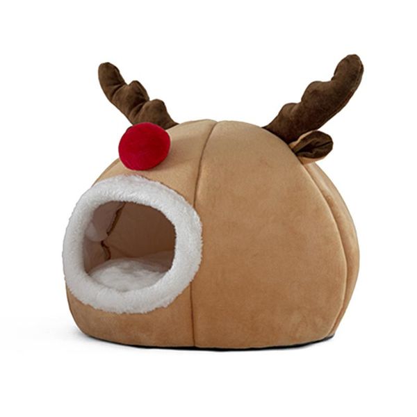 styling cat tent nest cartoon deer winter house bed soft plush indoor kennel foldable pet warm sleeping beds & furniture
styling cat tent nest cartoon deer winter house bed soft plush indoor kennel foldable pet warm sleeping beds & furniture