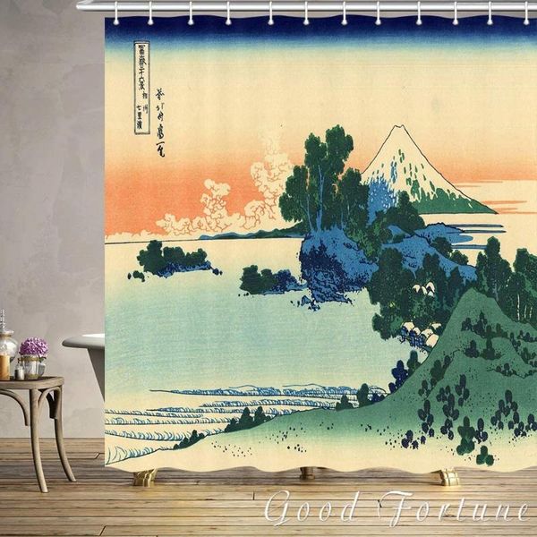shower curtains japanese mount fuji landscape traditional ukiyo-e ink, waterproof curtain bathroom decoration
shower curtains japanese mount fuji landscape traditional ukiyo-e ink, waterproof curtain bathroom decoration