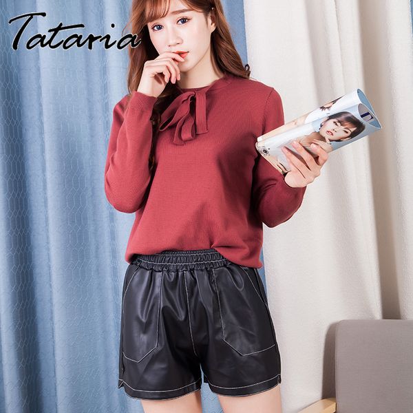 tataria pu leather wide-legged shorts women autumn winter high waist girls a-line faux harem 210514, White;black
tataria pu leather wide-legged shorts women autumn winter high waist girls a-line faux harem 210514, White;black