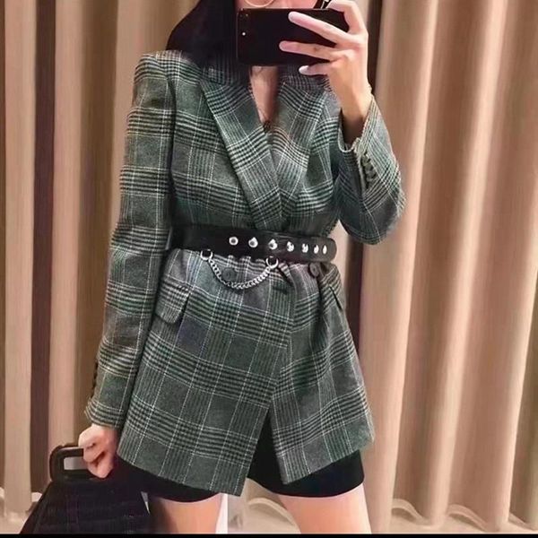 women's jackets women jacket 2021 autumn and winter french retro style double-breasted woolen plaid suit with shorts, Black;brown
women's jackets women jacket 2021 autumn and winter french retro style double-breasted woolen plaid suit with shorts, Black;brown