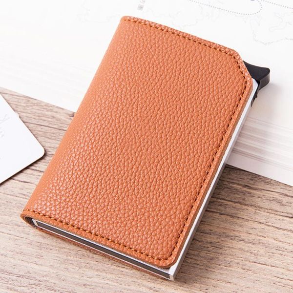 wallets aelicy card holder business long stainless steel leather case fashion id protector wallet, Red;black
wallets aelicy card holder business long stainless steel leather case fashion id protector wallet, Red;black
