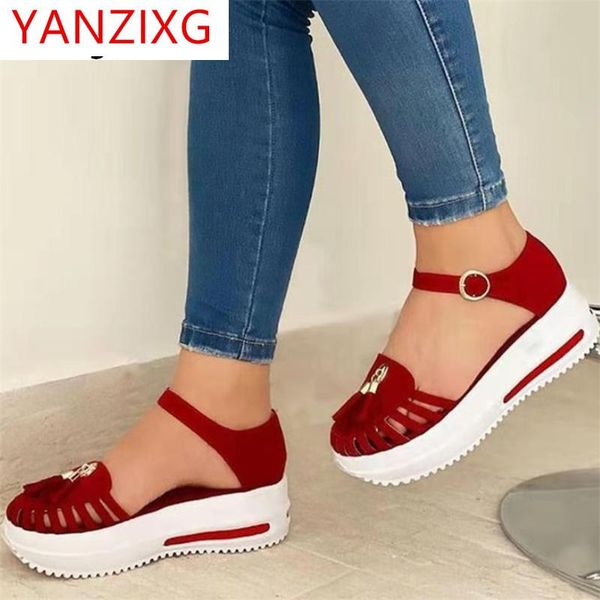 sandals women 2021 fashion wedge round head comfortable summer outdoor tassel for zapatos mujer, Black
sandals women 2021 fashion wedge round head comfortable summer outdoor tassel for zapatos mujer, Black