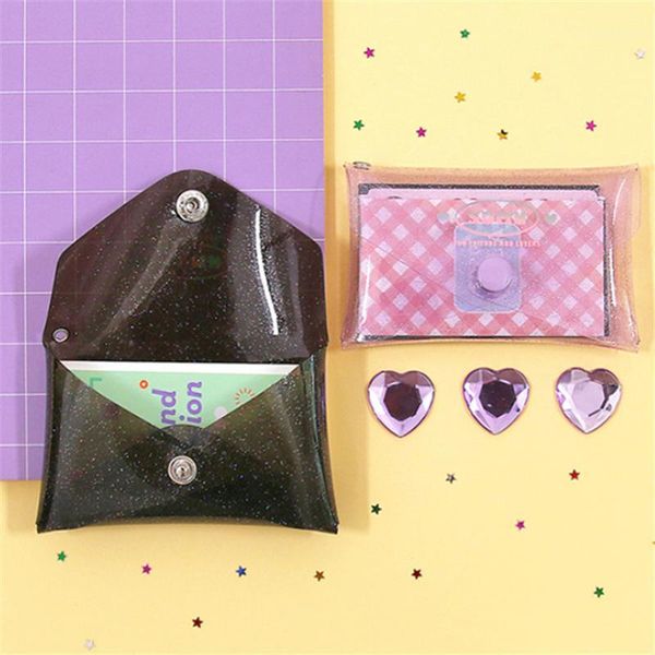 purse transparent colorful pvc for changes korean style material wallet change coin bank card bag1, White
purse transparent colorful pvc for changes korean style material wallet change coin bank card bag1, White