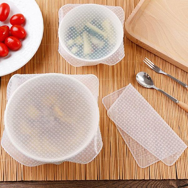 food savers & storage containers 4pcs/set silicone cover reusable stretch lids multifunctional wrap seal lid fresh keeping kitchen tool
food savers & storage containers 4pcs/set silicone cover reusable stretch lids multifunctional wrap seal lid fresh keeping kitchen tool